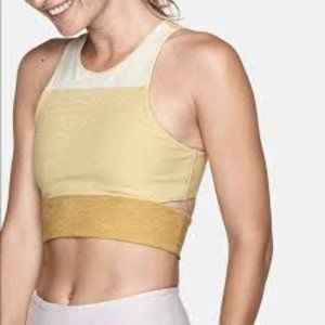 Outdoor Voices Tri-Tone Slashback Crop - Medium
